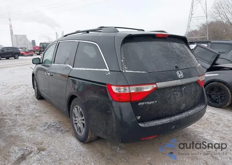 2013 Honda Odyssey Ex-L from USA, damaged, VIN 5FNRL5H68DB084225